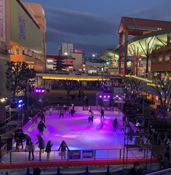 「海老名市の商業施設にスケートリンクOPEN　アイスショーも開催　」の写真