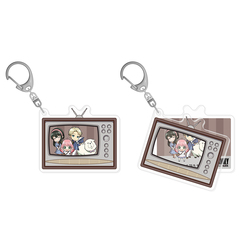 アクリルキーホルダー　レトロTVモチーフ　880円