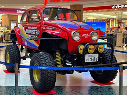 実車版モンスタービートルの展示