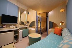 写真の部屋は「フォレストキャビン」（写真提供：水上高原ホテル200）