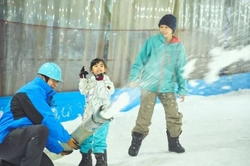 雪まき体験