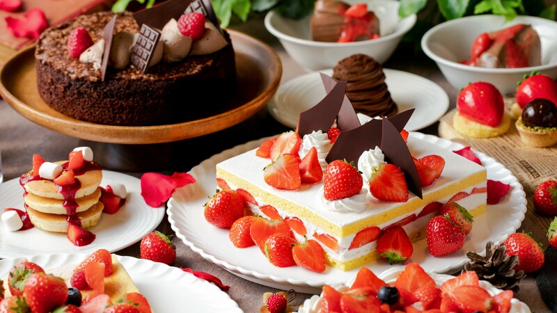 不動の人気・いちごのショートケーキやガトーショコラ