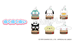 「サンリオキャラクターと極楽湯・RAKU SPAがコラボ　かわいいフードメニューやグッズも」の写真