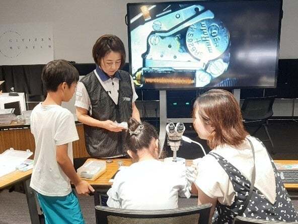 シチズン組立教室の会場の様子