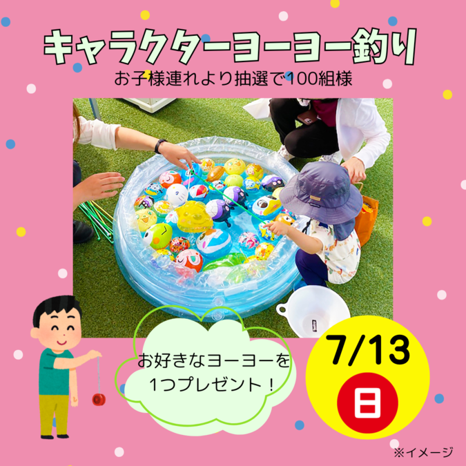 キャラクターヨーヨー釣り