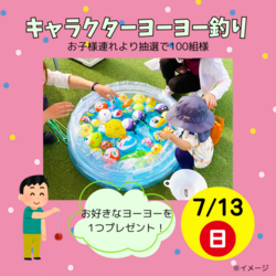キャラクターヨーヨー釣り