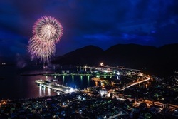 油津港まつり2025花火大会（一般社団法人日南市観光協会）
