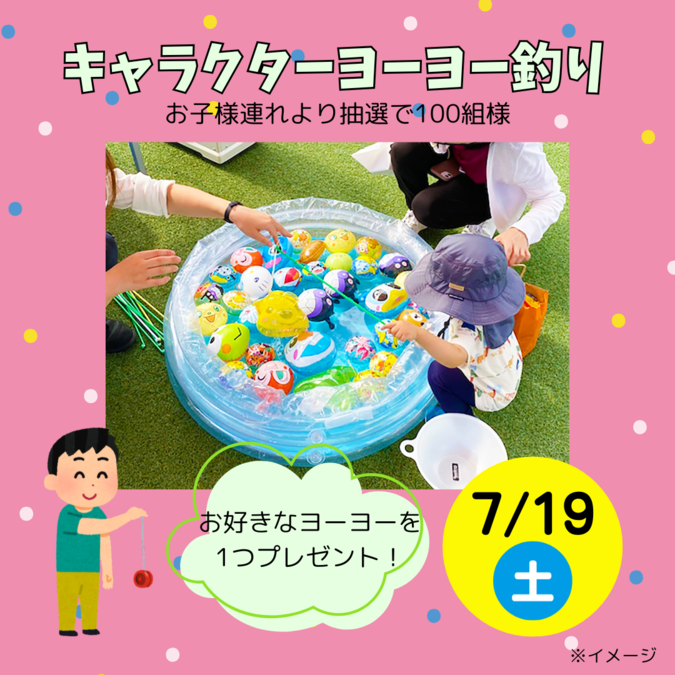 キャラクターヨーヨー釣り