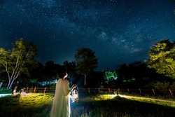 「日本一の星空の下でディズニー映画を鑑賞！　長野県阿智村で『星つなぎのエリオ』上映」の写真