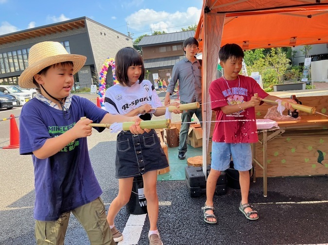 竹水鉄砲deあそぼう（画像はイメージです）