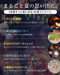 「大阪・岸和田「ワタワン」で夏祭り開催　盆踊りや縁日、カラオケ大会や水鉄砲バトルも」の写真