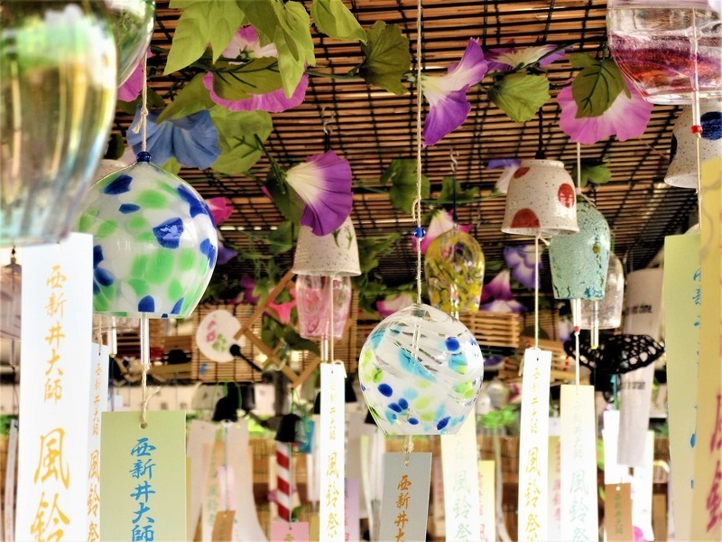 西新井大師 風鈴祭り