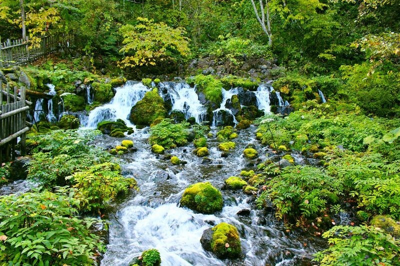 京極のふきだし湧水