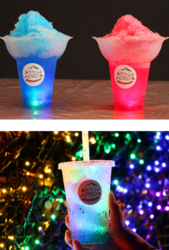 「夏限定！福島の夜空を彩る「あだたらイルミネーション」　温泉や限定グルメ、かき氷も」の写真