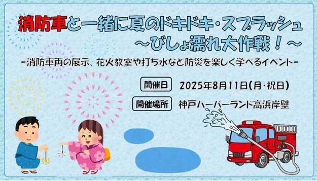 消防車と一緒に夏のドキドキ・スプラッシュ 〜びしょ濡れ大作戦！〜
