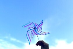 透明かざぐるまをつくろう