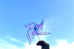 透明かざぐるまをつくろう