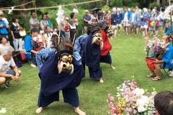 篠籠田の三匹獅子舞