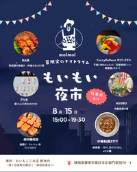 「静岡市葵区で夏の夕涼みマルシェ「もいもい夜市」が開催　ヨーヨー釣りや巨大プールも」の写真