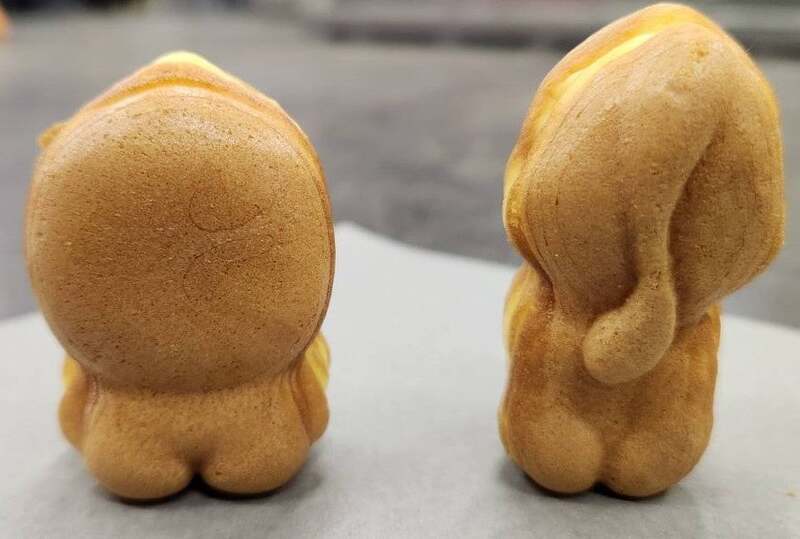 カクレモモジリ（背面）　クサマダラオオコビト（背面）
