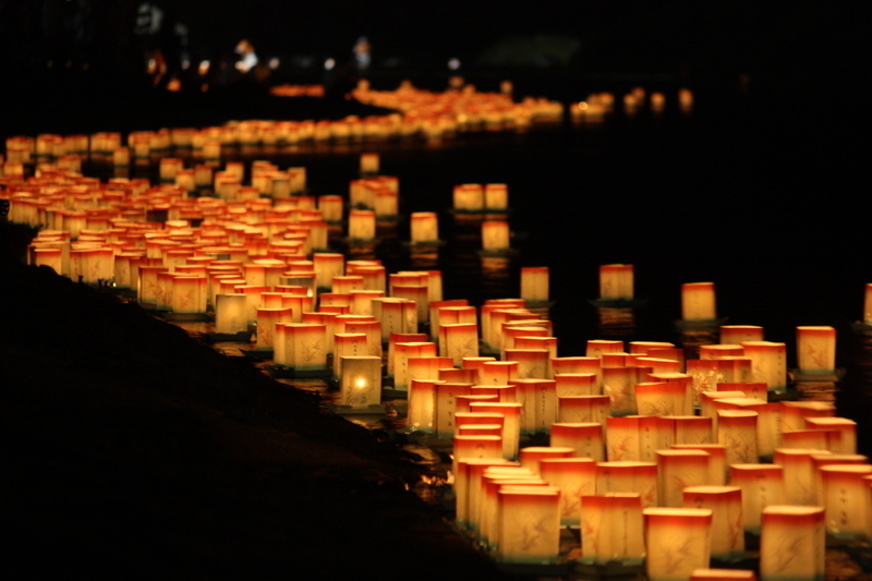第38回永平寺町大燈籠ながし