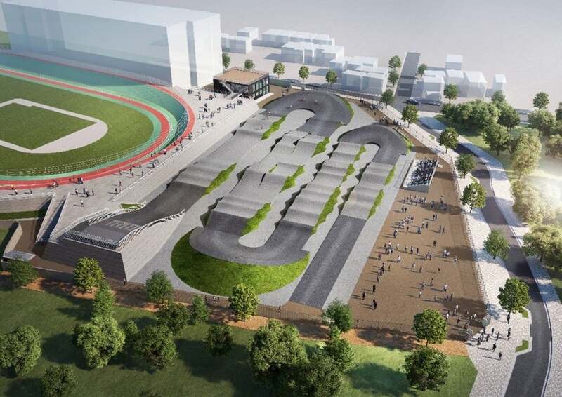 名古屋競輪場BMXレースコース イメージ図