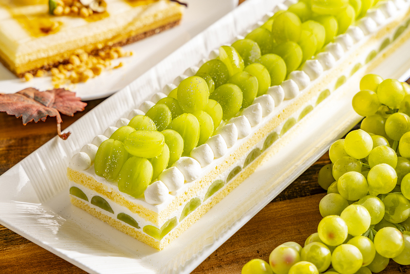 シャインマスカットのショートケーキ