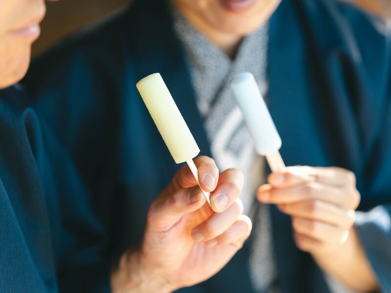 湯上がり処のアイスキャンディー