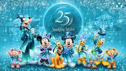 「東京ディズニーシーで開園25周年記念イベント「スパークリング・ジュビリー」が開催！」の写真