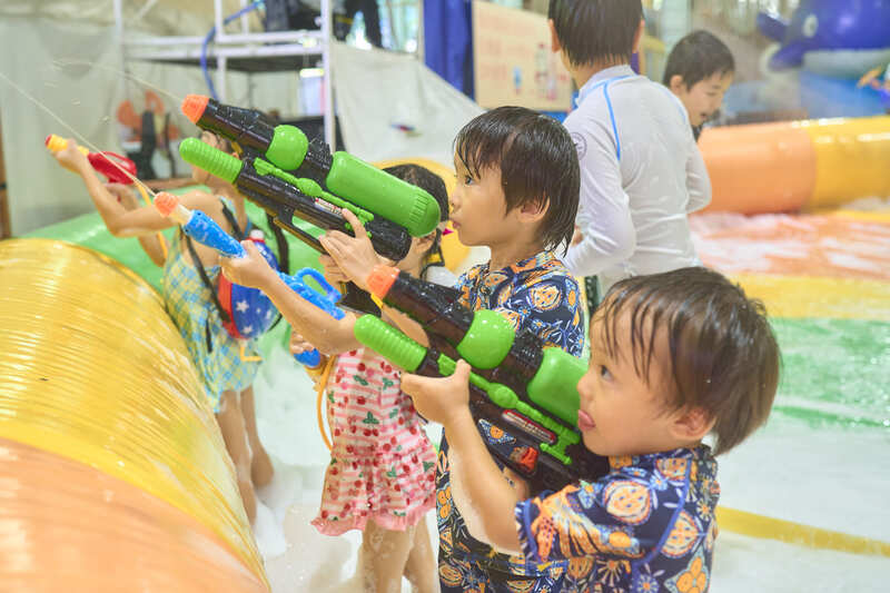 子供たちが夢中になるステージイベント「スプラッシュバトル」