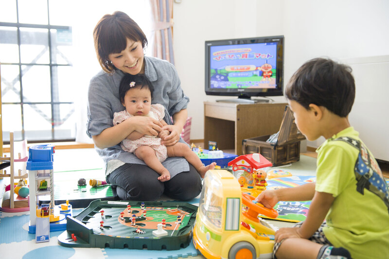 「遊べるルーム」には、おもちゃがいっぱい！