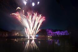 「ムーミンバレーパークで初のクリスマスイベント！　ナイトパレードや花火で盛大開催！」の写真