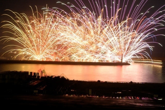 第36回 那珂湊海上花火大会（ひたちなか市観光振興課）