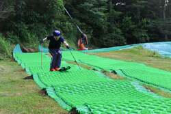 「山梨県・鳴沢村でふじてんサマーゲレンデ感謝祭　夏スキーの最終日を親子でお得に満喫」の写真