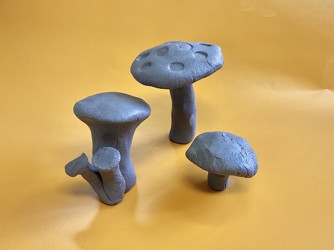 にょきにょき！ねんどきのこ