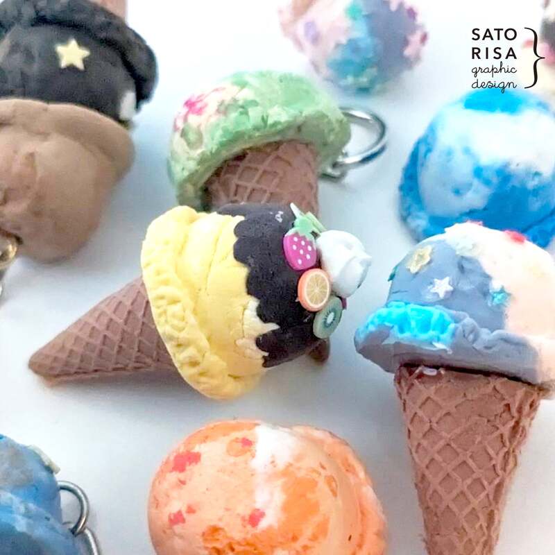 SATO RISA KIDS WORKSHOP  「ほんものそっくり！アイスクリームキーホルダー」