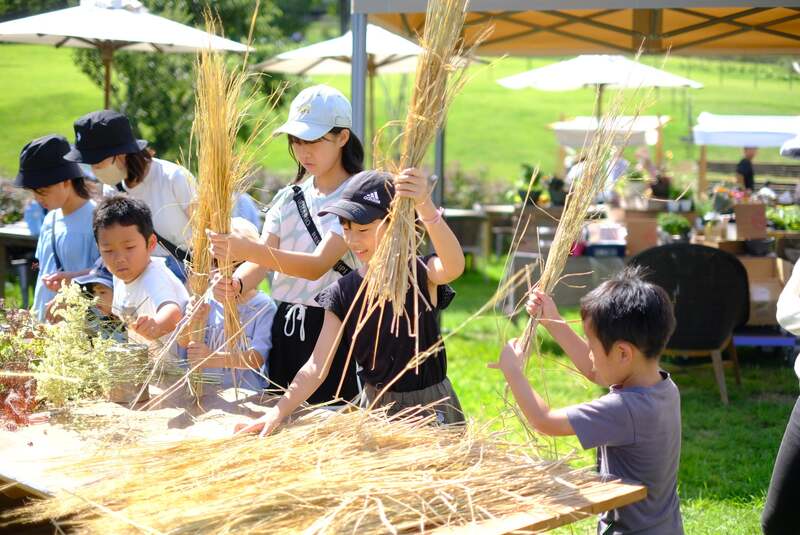  9/14　ホウキづくり体験