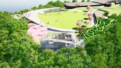 「静岡県浜松市の「EXPASA浜名湖」に立体迷路とドッグランが登場！　2026年夏開業へ」の写真