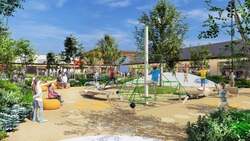 「愛知県初の本格的アウトレットモールが岡崎に開業　親子で楽しめる大規模公園型施設も」の写真