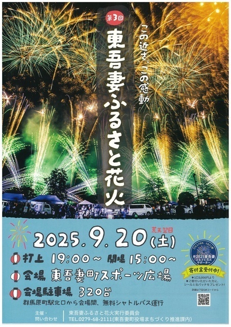 第3回 東吾妻ふるさと花火