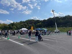 高所作業車乗車体験