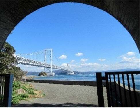 大鳴門橋の管理用トンネル（フレーム効果）