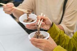 「品川駅徒歩3分！年に一度のお肉フェスが2025年も開催　和牛日本一の鹿児島黒牛を試食」の写真