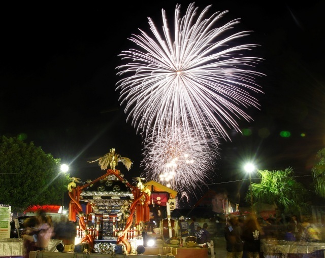 第78回 指宿温泉祭 花火大会（指宿市役所）