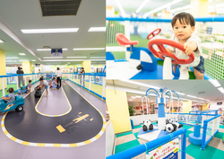 「室内遊園地「キッズランドUS 愛知豊川店」OPEN！　約30種の遊び場を親子で楽しもう
」の写真