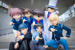 「お台場で名探偵コナンランドが開催！キャラ撮影会＆ステッカープレゼント＆新グッズも」の写真