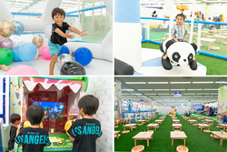 「フレスポ鈴鹿に屋内遊園地「キッズランドUS 三重鈴鹿店」が新オープン！　遊具大充実」の写真
