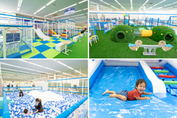 「フレスポ鈴鹿に屋内遊園地「キッズランドUS 三重鈴鹿店」が新オープン！　遊具大充実」の写真