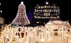 「観覧無料！白い恋人パークでの冬の幻想イルミネーション開催　香りと光の新体験も！」の写真