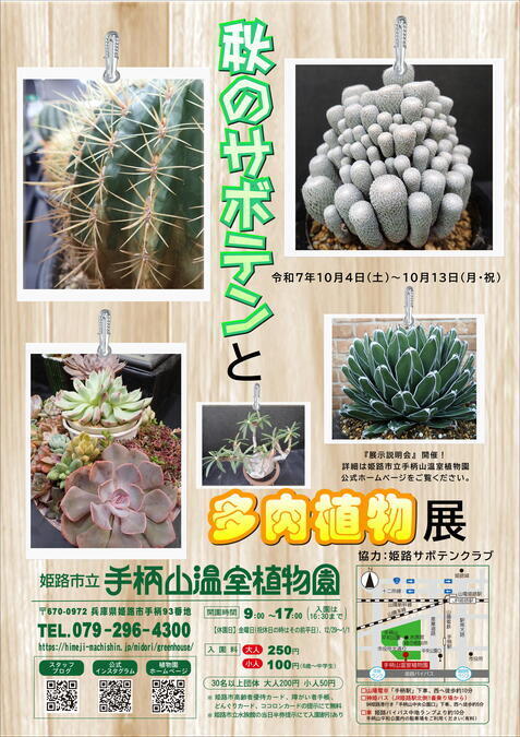 秋のサボテンと多肉植物展